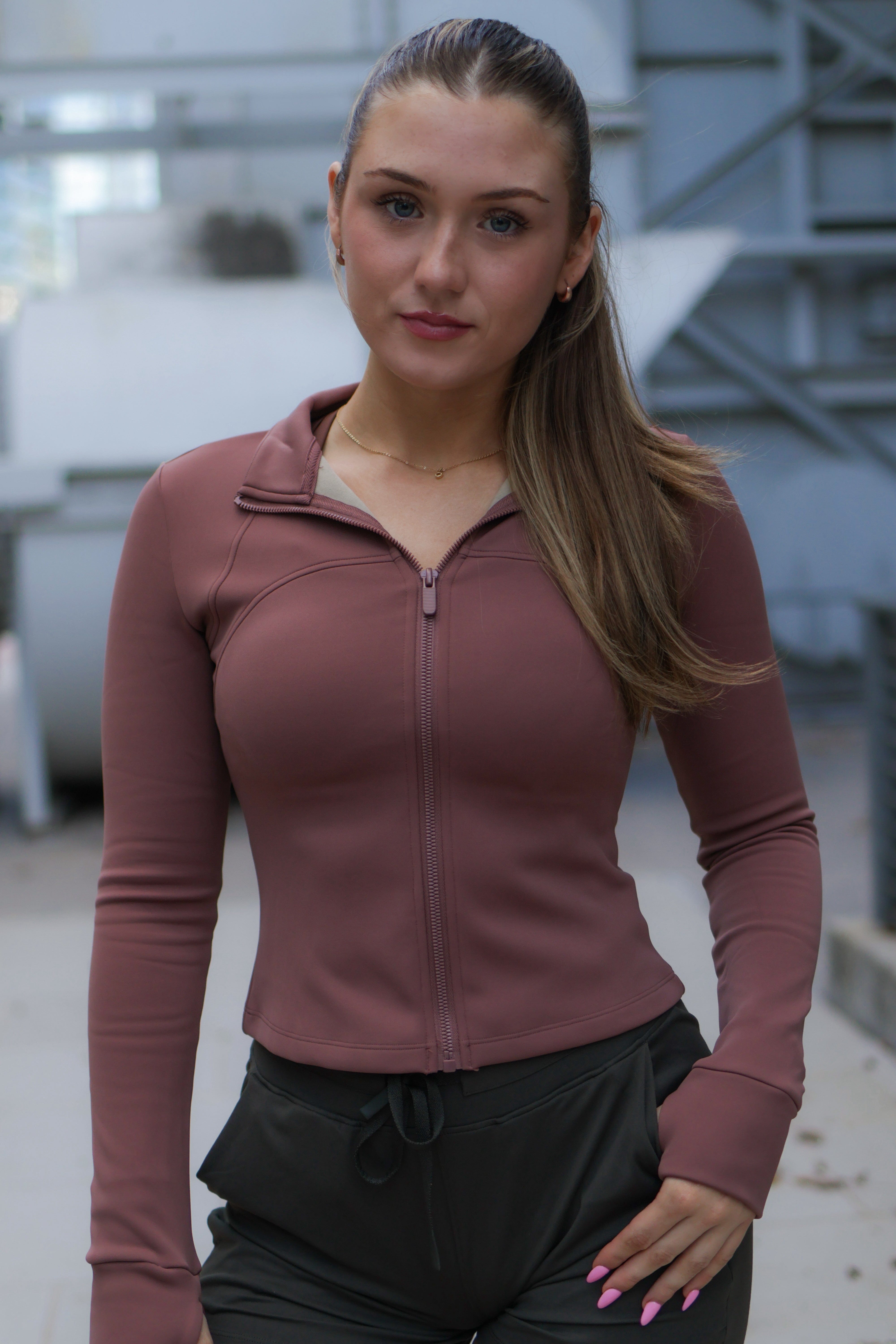 Free Spirit Outlet Chestnut(Mauve Brown) / XS Luxe Fitted Jacket