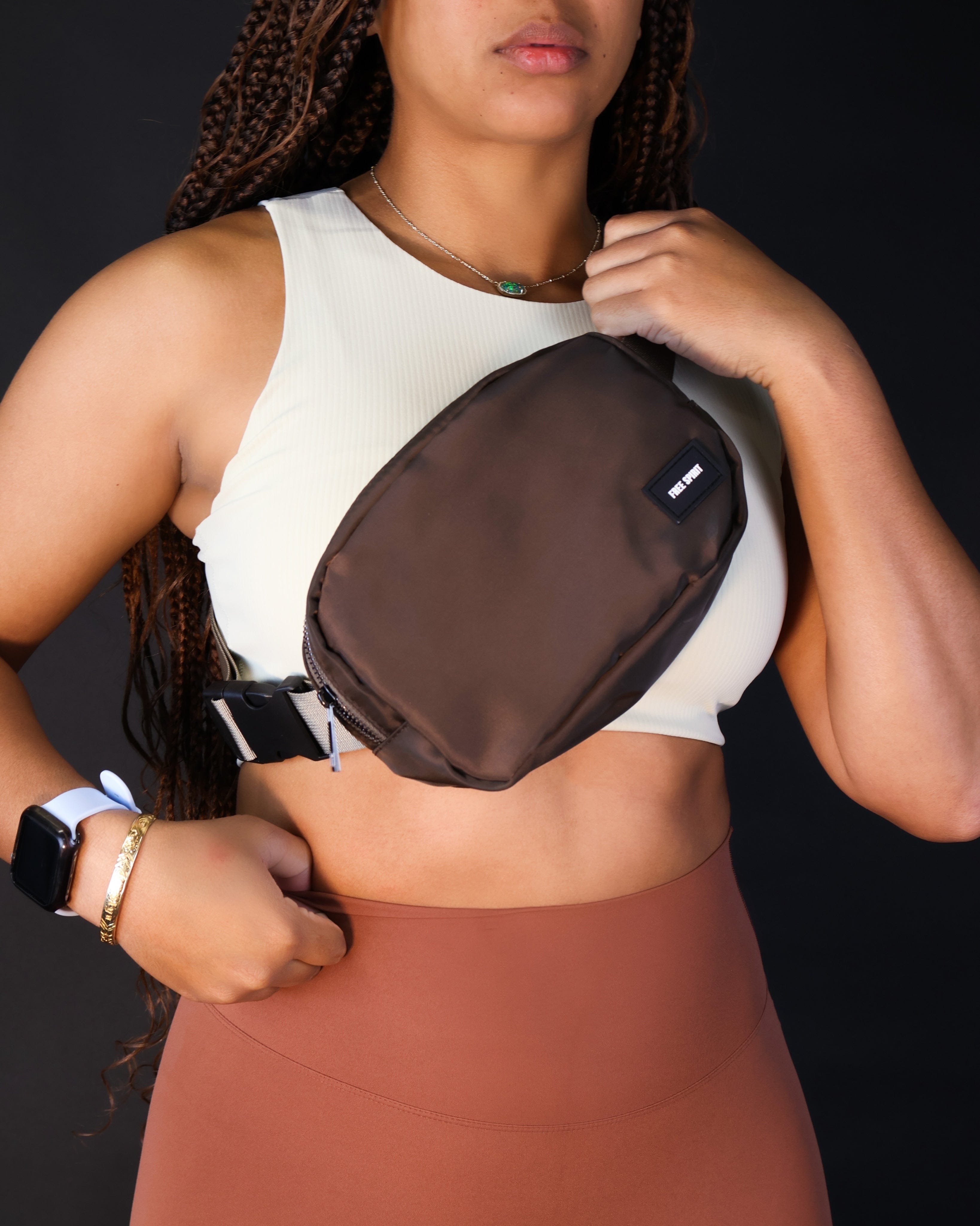 Free Spirit Outlet Espresso(Dark Brown) Fanny Pack 2.0