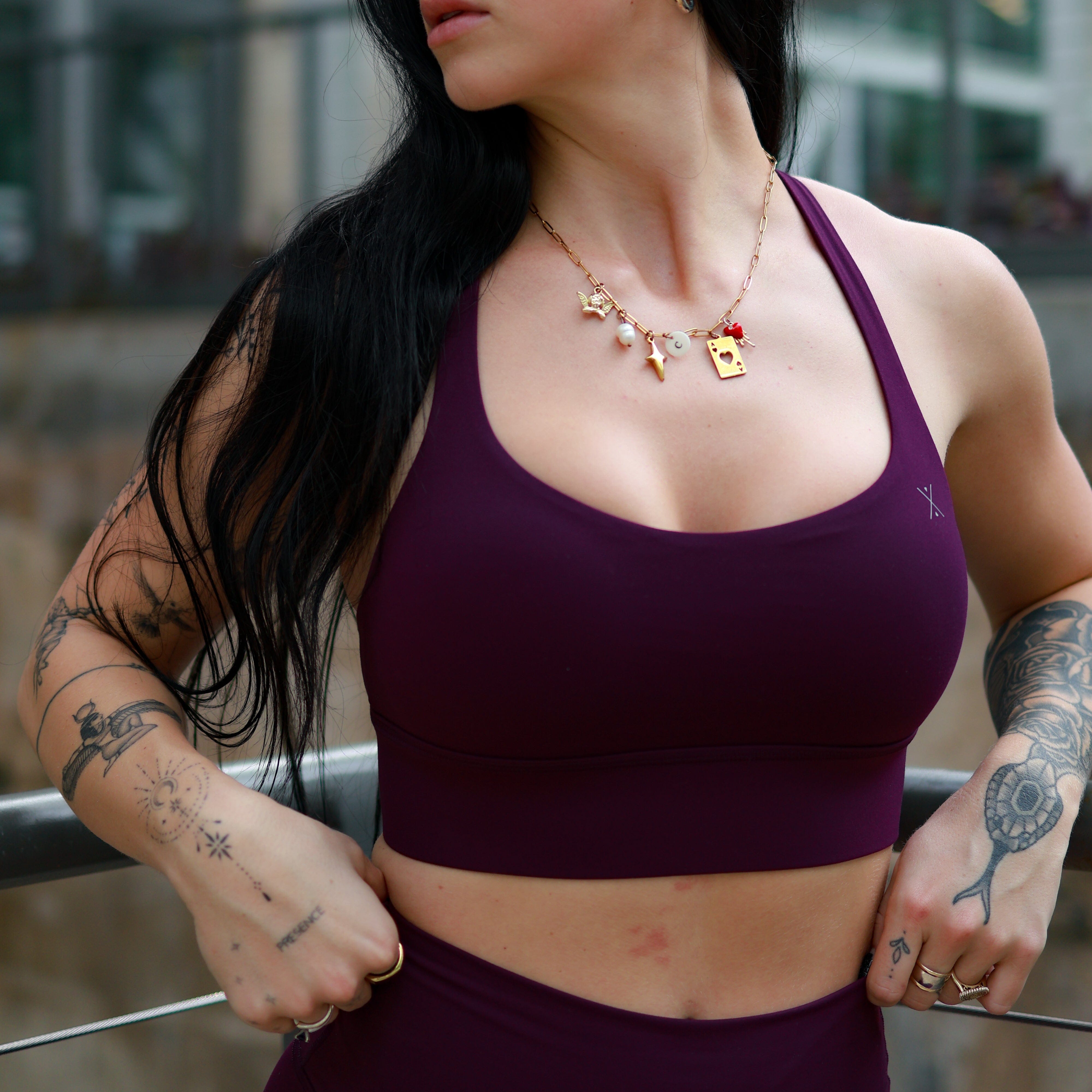 Free Spirit Outlet Plum(Purple) / XS Extra Strappy Bra