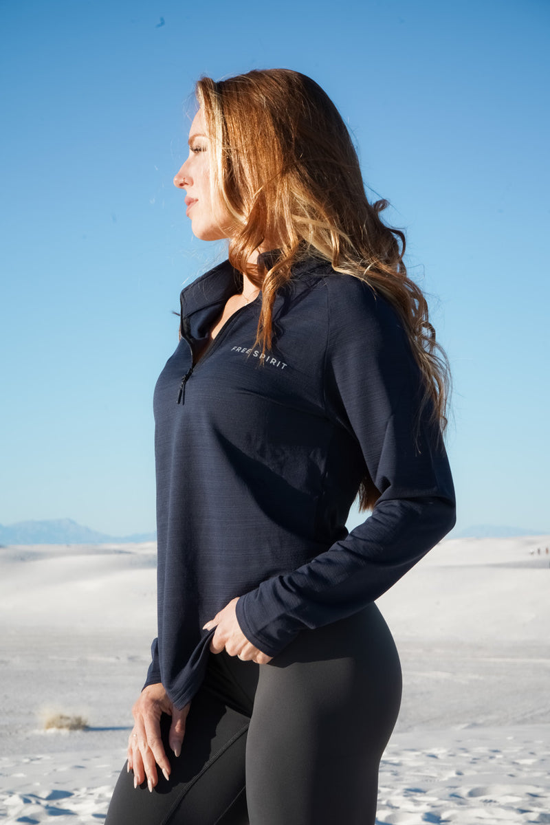 Flex Quarter Zip - Free Spirit Outlet Inc, Women's Athletic Wear, Fast Shipping