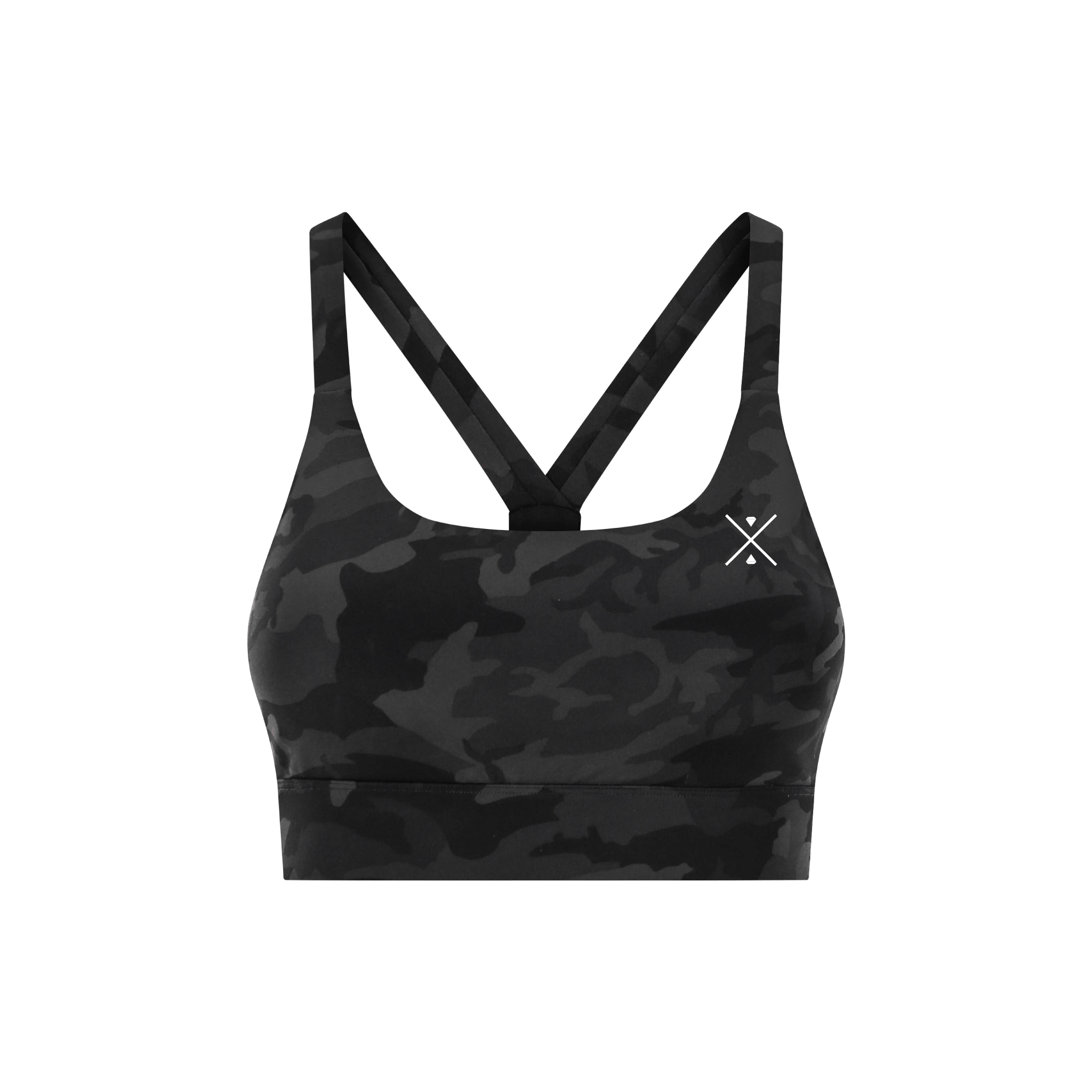 Free Spirit Outlet Black Camo / XS Impact Clasp Bra